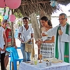 Fr Esteban Celebrating Mass