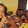 Group of Children at Nutrition Center