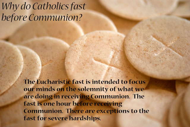 why do catholics fast