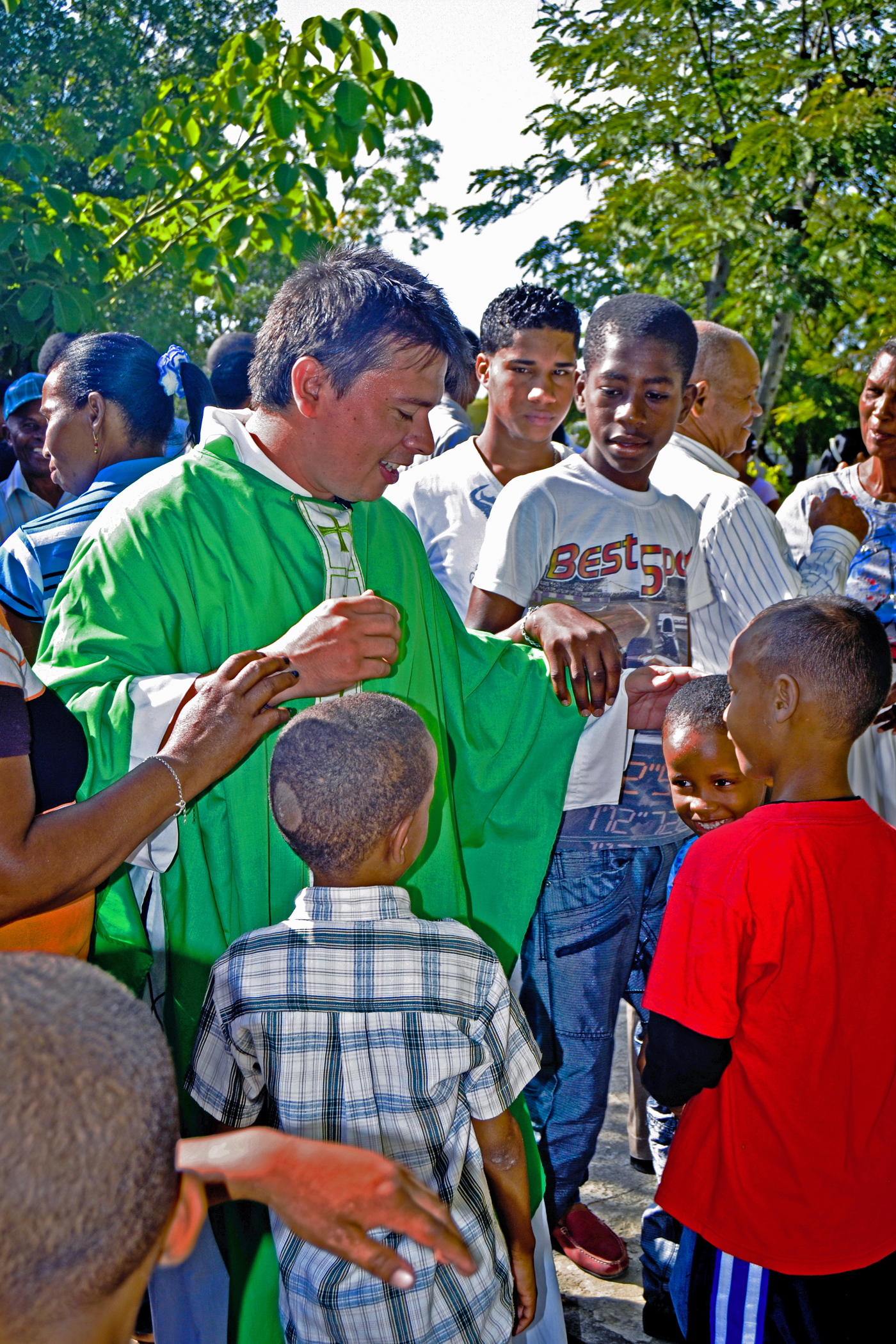 Fr Juan Celebrating Mass