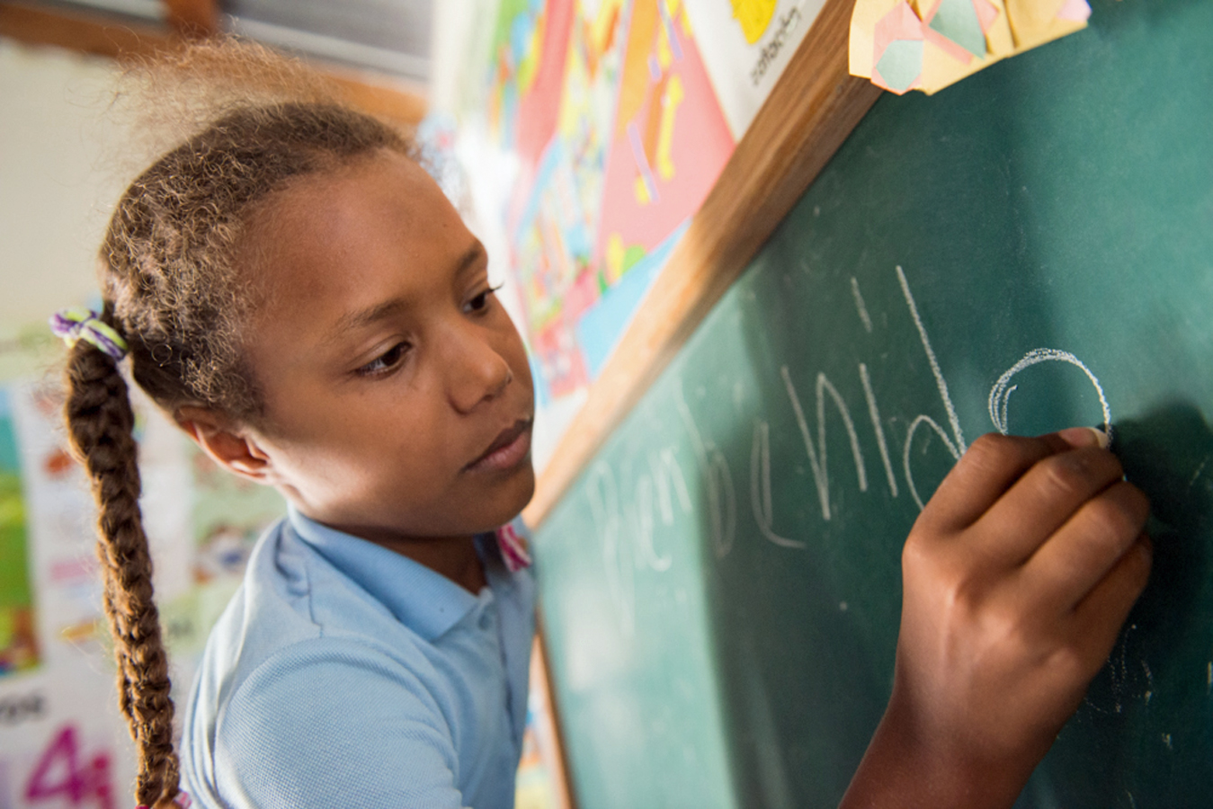 Child-At-Chalkboard
