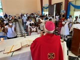 Mass With Bishop Grullon